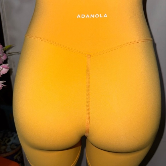 High-Waisted Yellow Women's Shorts [no size tag] - Picture 6 of 7